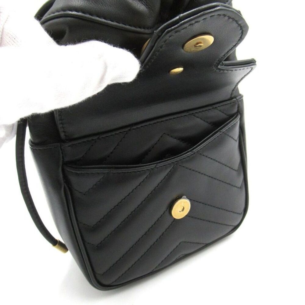 Gucci GG Marmont Mini Bucket Shoulder Bag - Picture 4 of 6